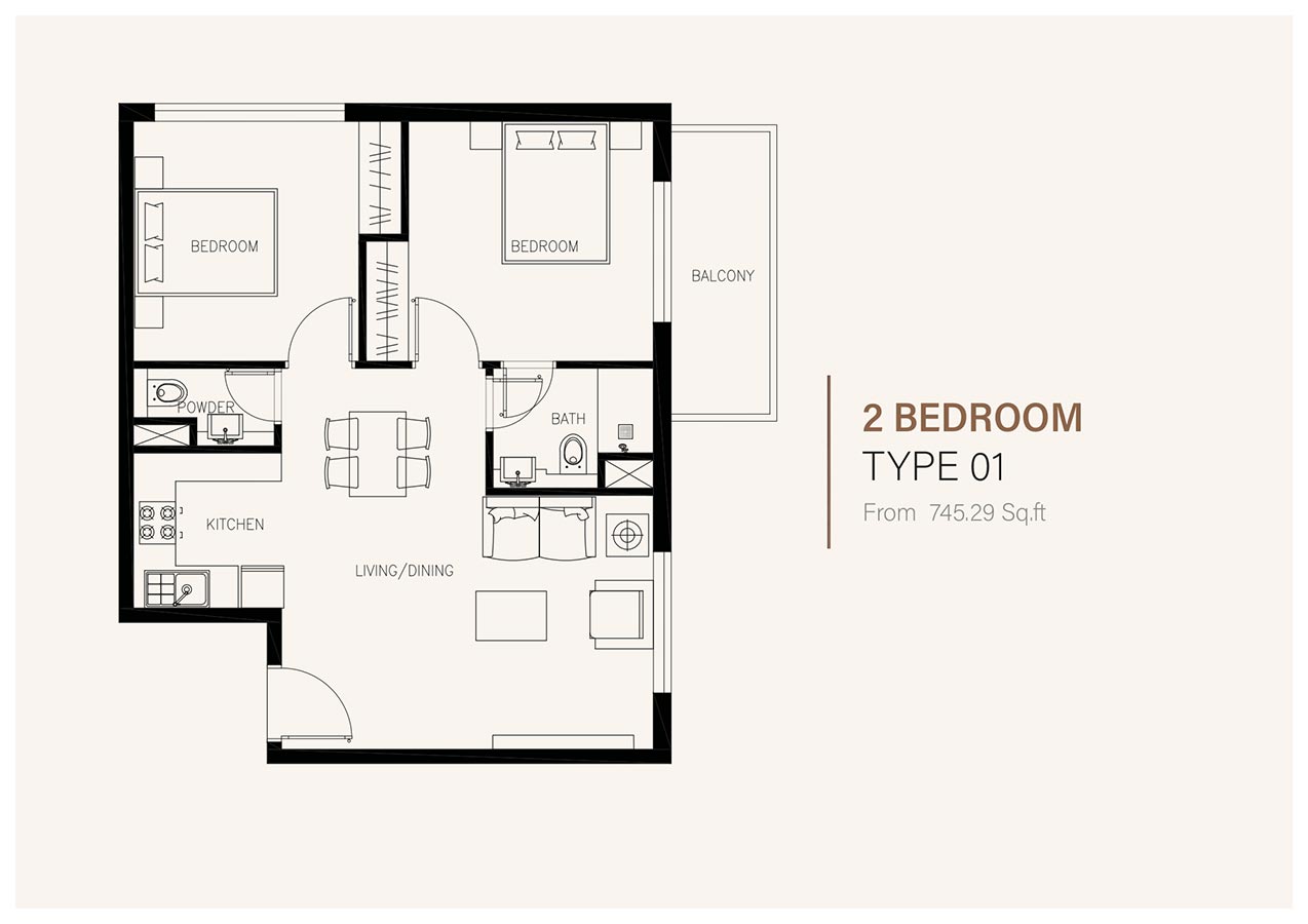 2 Bedroom